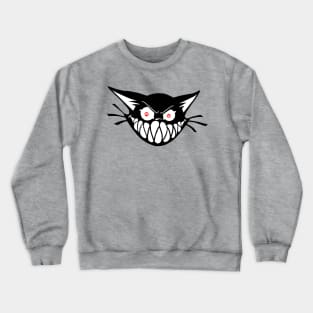 Halloween black cat Crewneck Sweatshirt